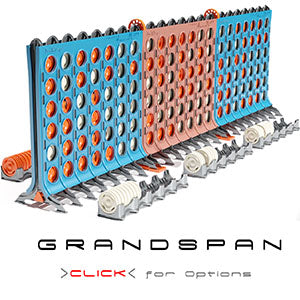 GrandSpan -Deluxe Triple Game Pack - Ideal For families and Team Games