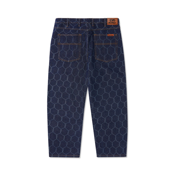 BUTTER GOODS SCATTERED DENIM PANTS DARK INDIGO– Bluetile Skateboards