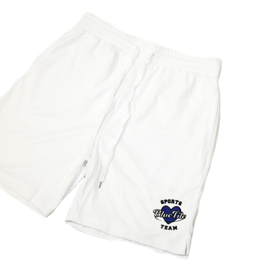 BLUETILE SPORTS BASKETBALL SHORTS WHITE– Bluetile Skateboards