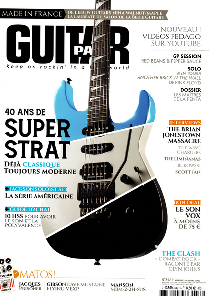 Test de la NINA Deep Blue dans Guitar Part - Octobre 2022