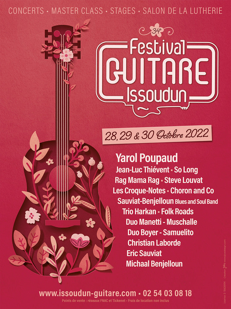 De Leeuw Guitars au Festival Guitare d'Issoudun