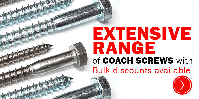 Where to buy Coach Screws? That's simple, at Fusion Fixings!
