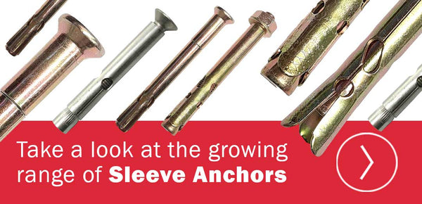 sleeve anchors at Fusion Fixings graphic linking to the product pages