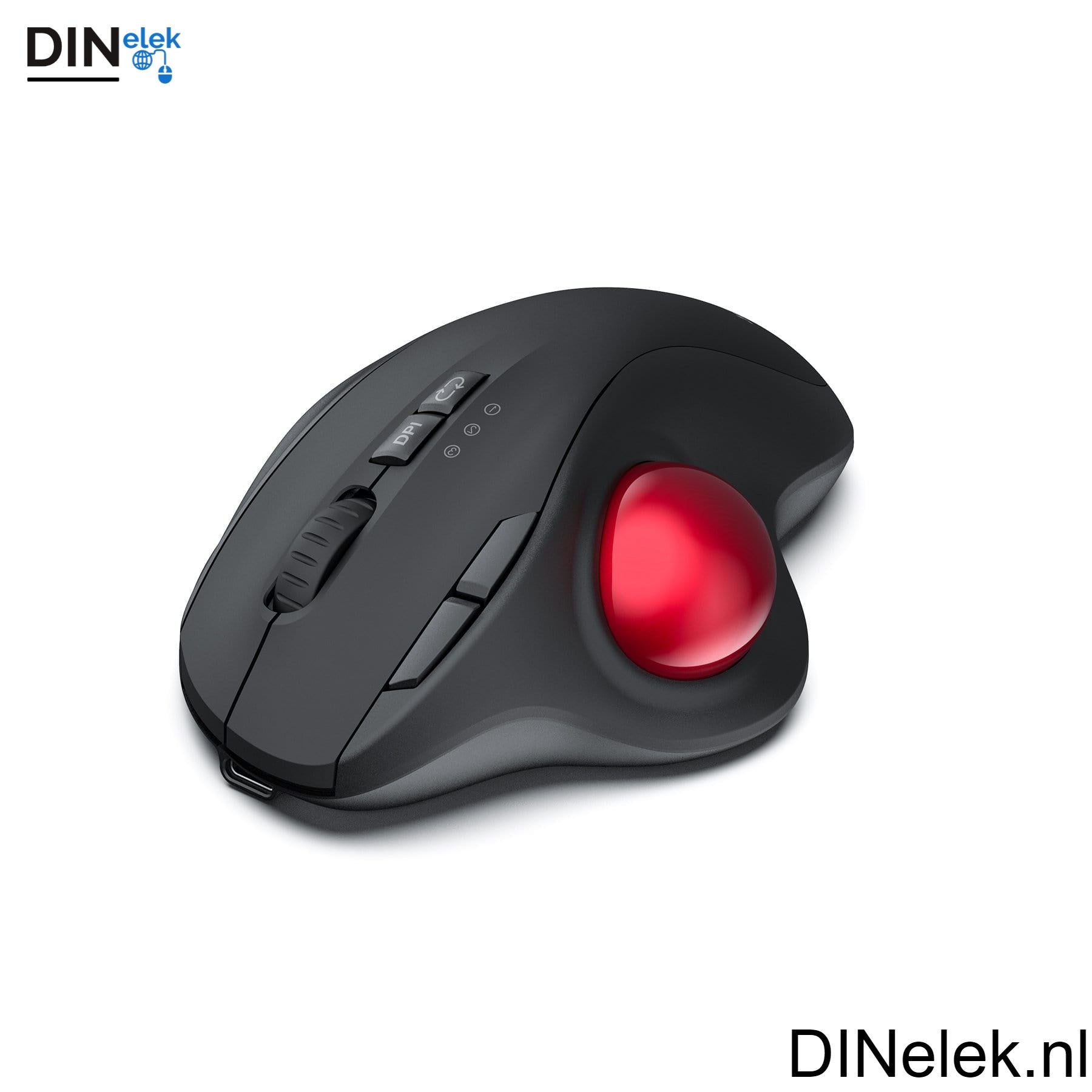 Jelly Comb ergonomische trackball met BT DINelek.nl