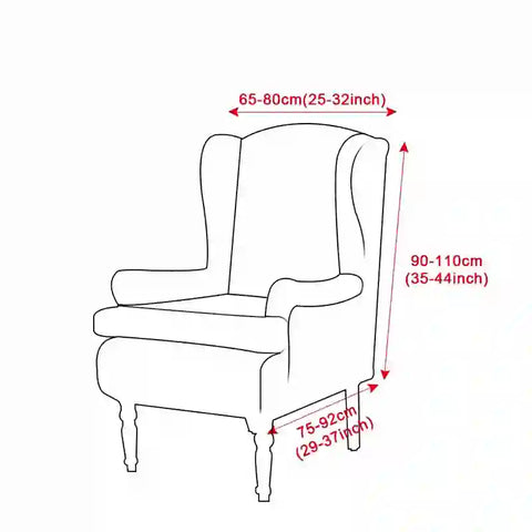 Dimensions housse de fauteuil classique
