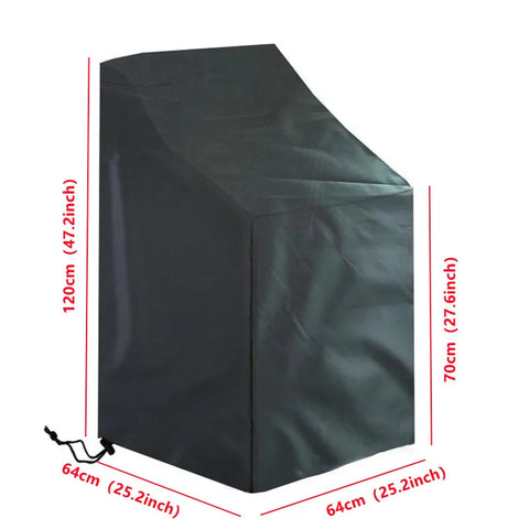 Dimensions housse de protection pour chaises empilées Lucette