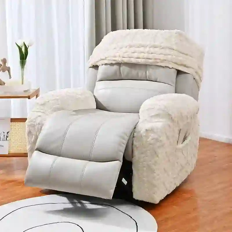 Housse de fauteuil relax en tissu epais
