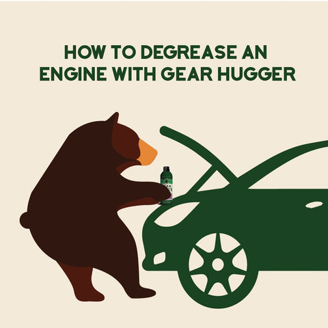 How to degrease an engine with Gear Hugger 