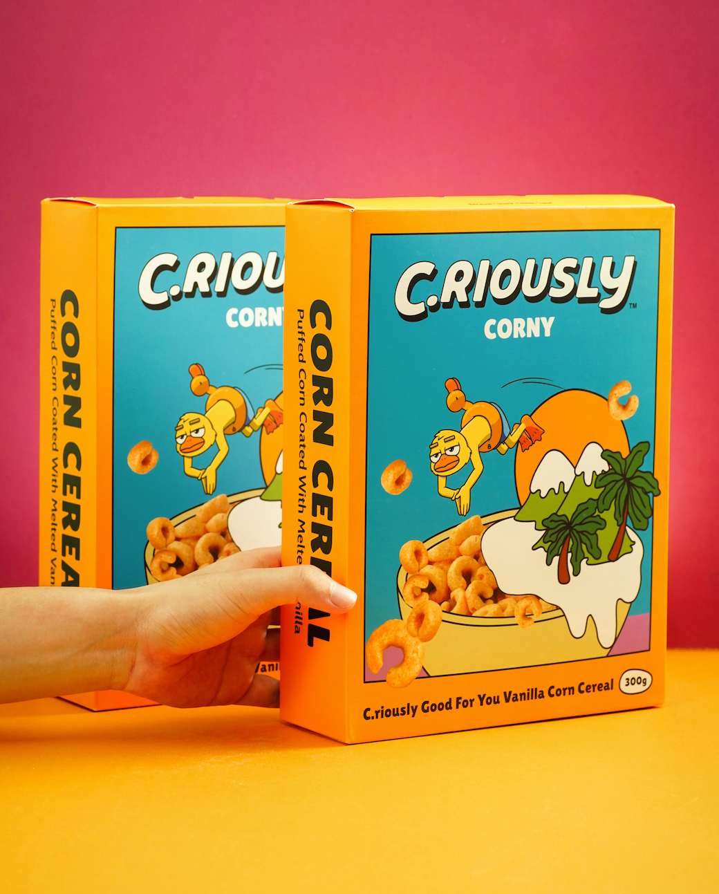 C.RIOUSLY CORNY 300G BOX - C.riously product image