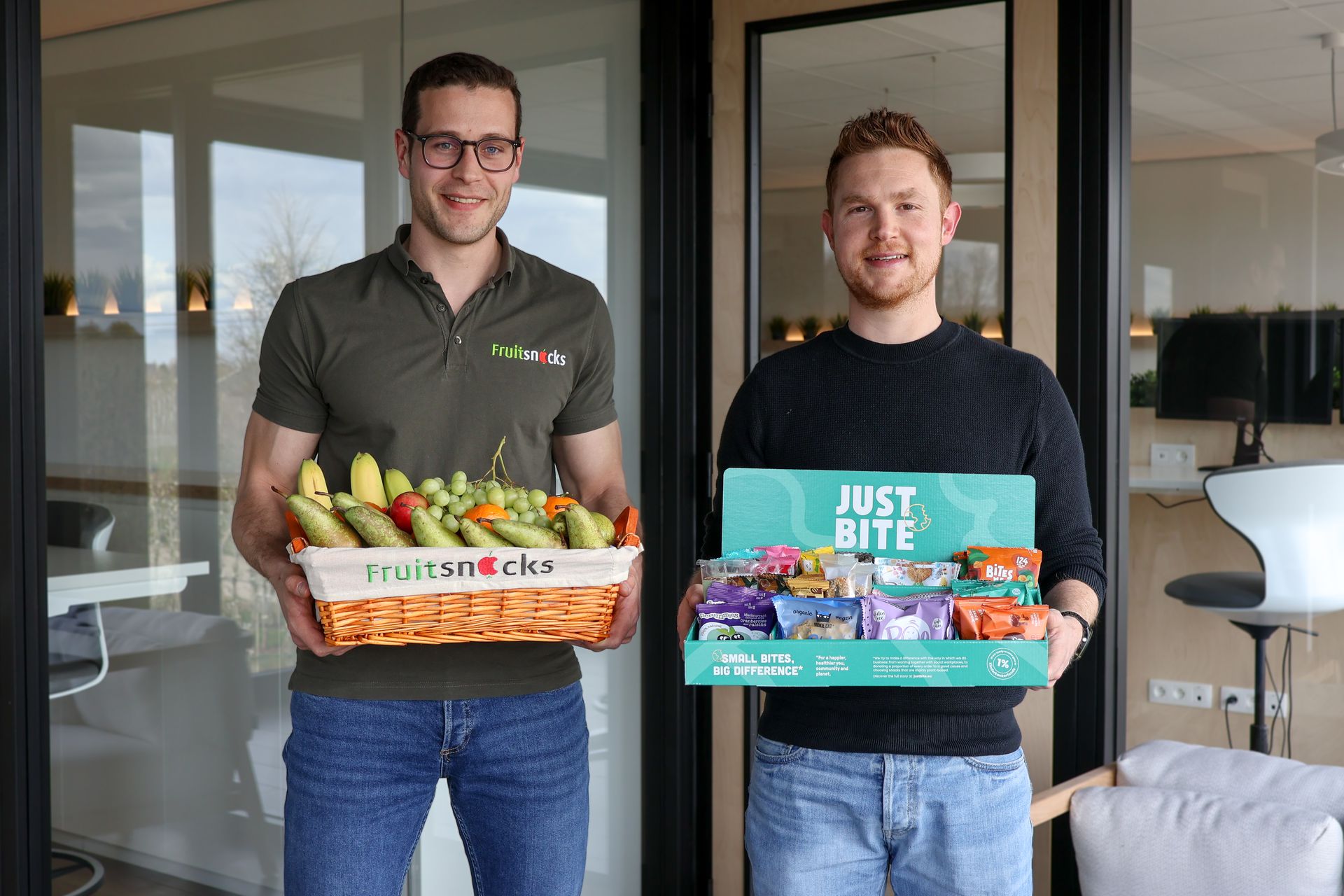 Roel Paesmans (Fruitsnacks) & Aitor Somers (JustBite)