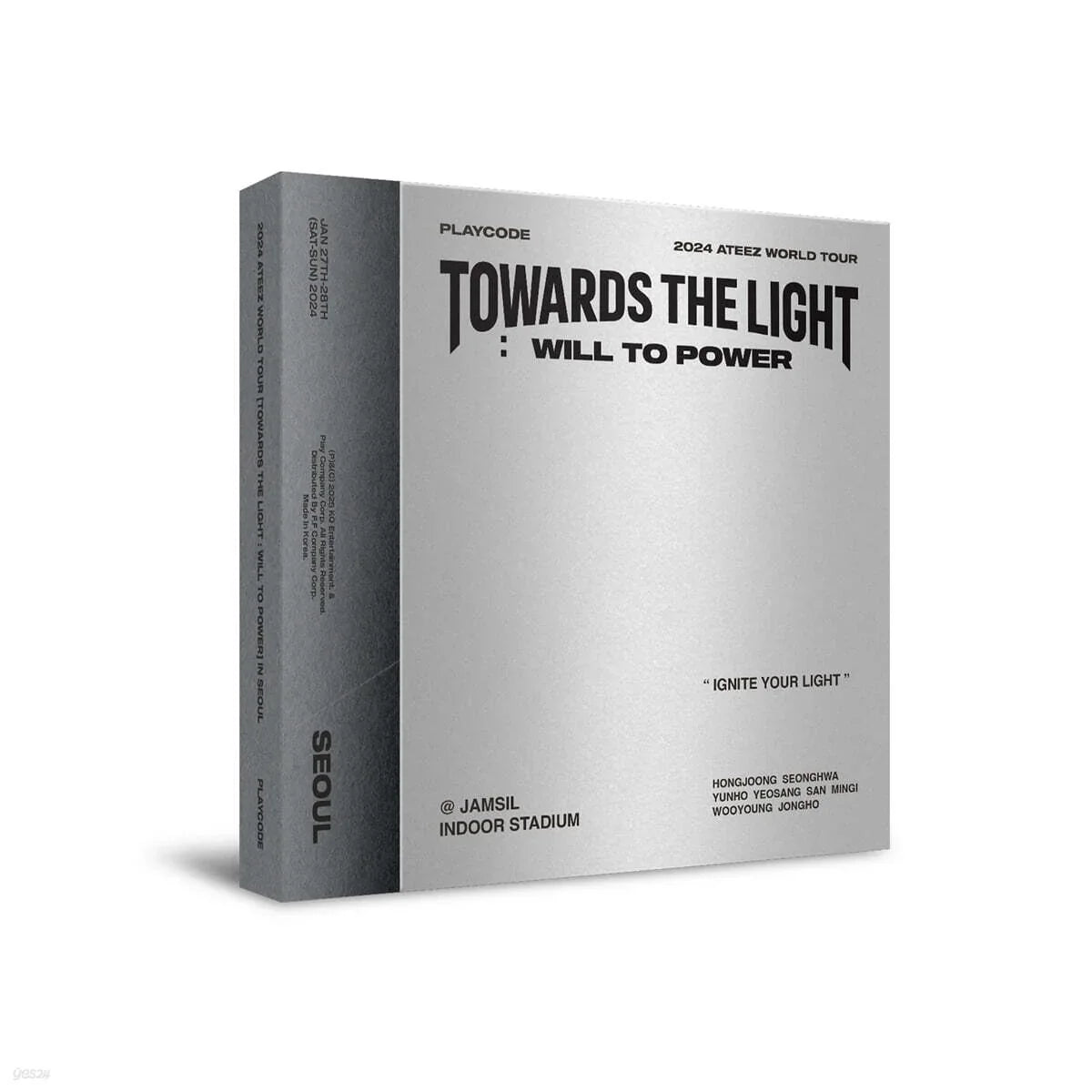 ATEEZ - Towards The Light : Will To Power In Seoul 2024 World Tour Playcode (Pre-Order Gift)