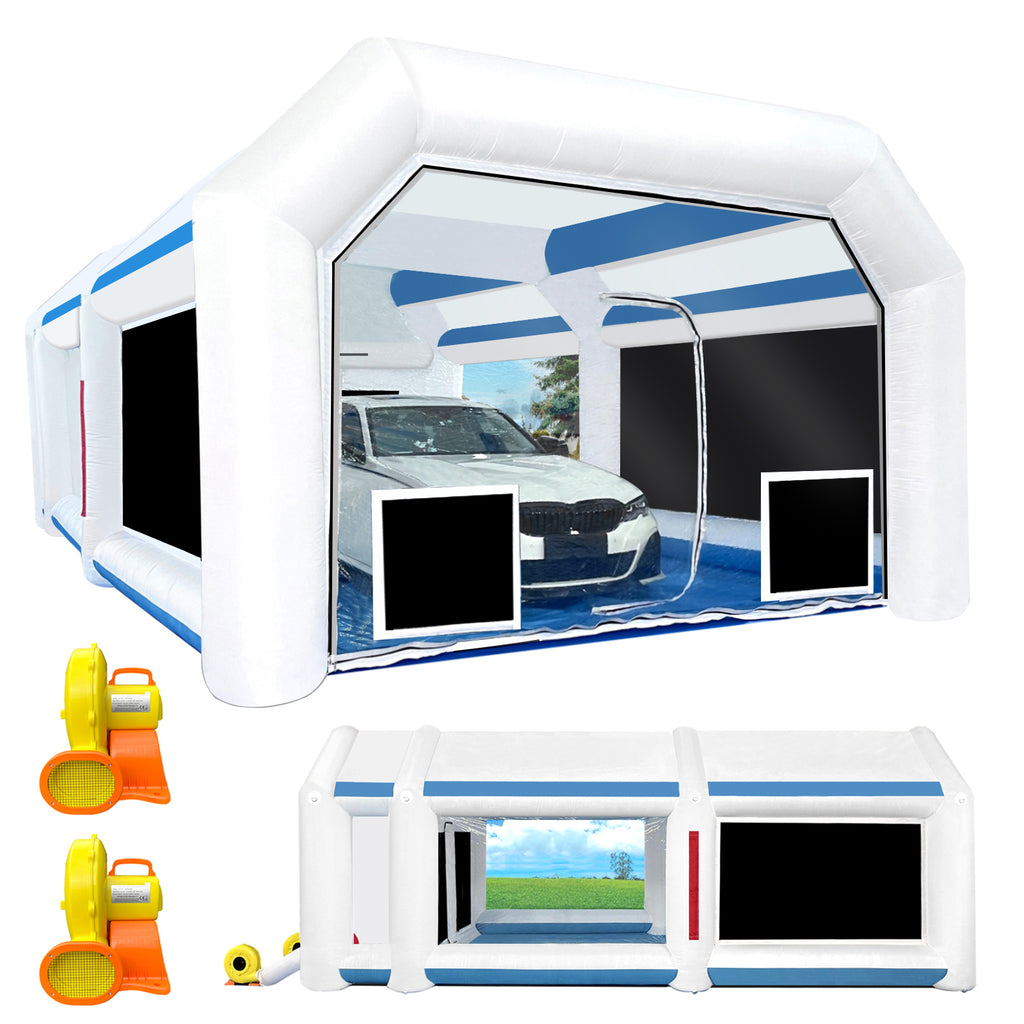 Inflatable Spray Booth Mobile Portable Paint Tent Car Paint 2 Filter System