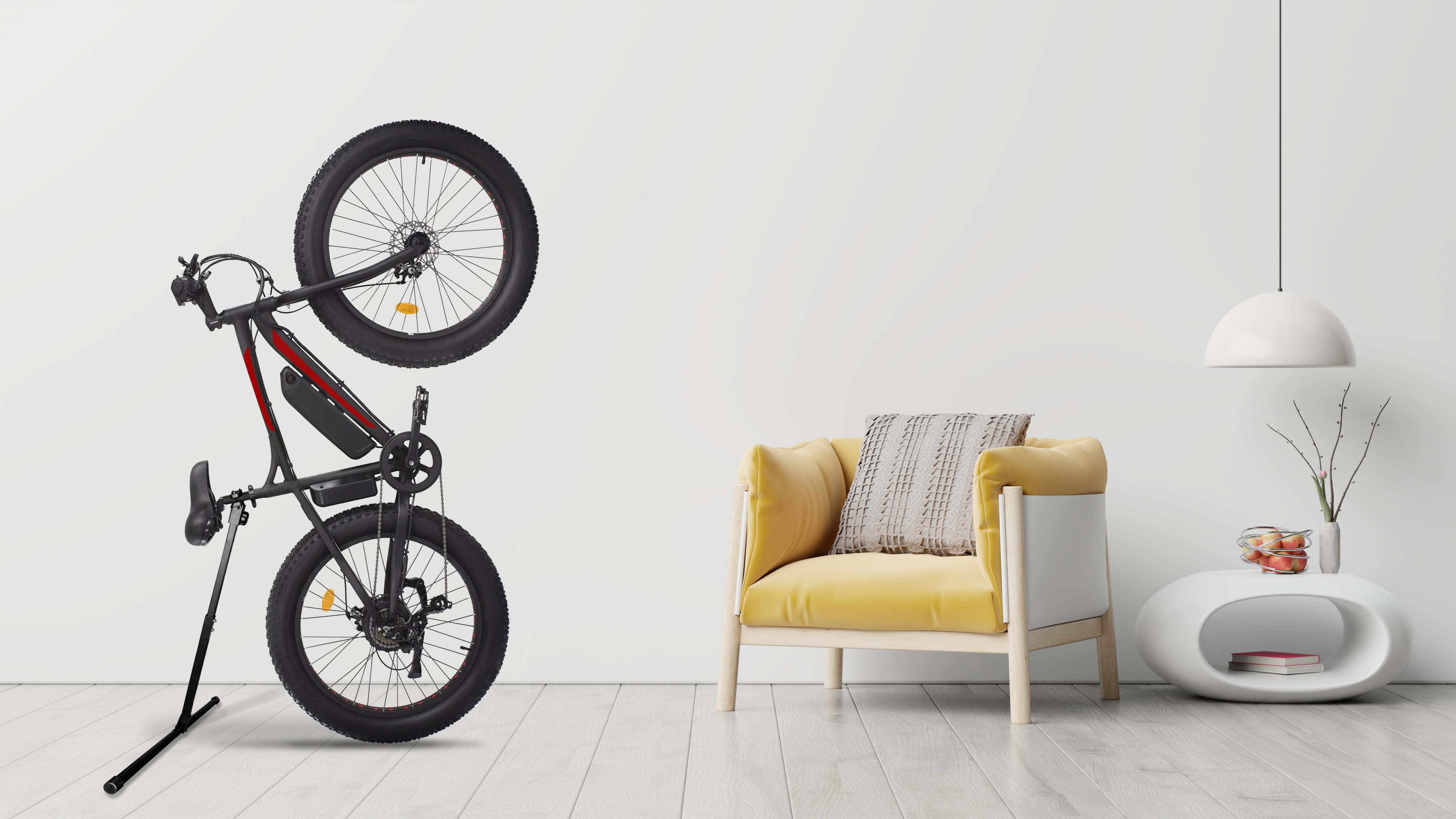  Bike Stand & Vertical Storage Rack by Bike Nook - The Original Vertical  Bicycle Floor Stand for Garage Storage and Indoor and Outdoor use, Perfect  Bike Accessories for Small Spaces with