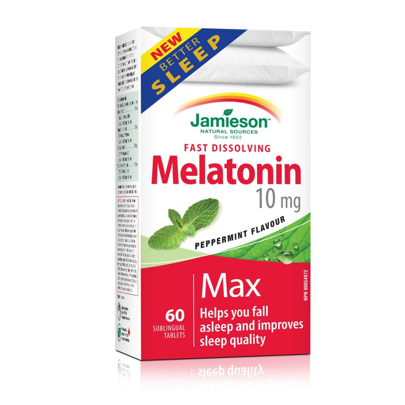 Jamieson * Melatonin 10mg Quick Dissolve Sublingual 60 Tablets
