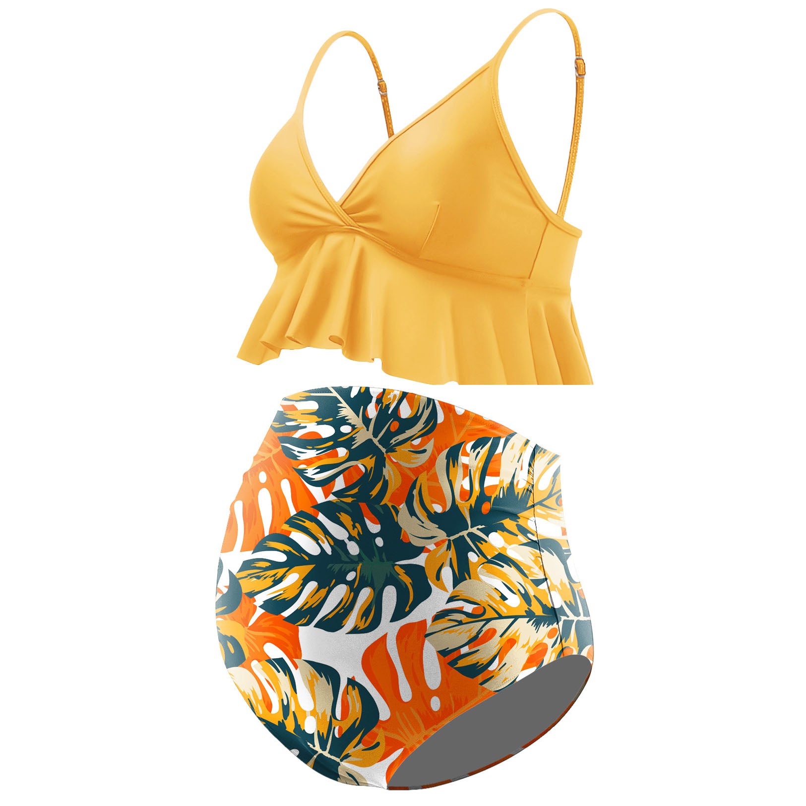 Elegant Maternity Swim Tops | Hot Sale Maternity Bikini Sets – Bhome ...