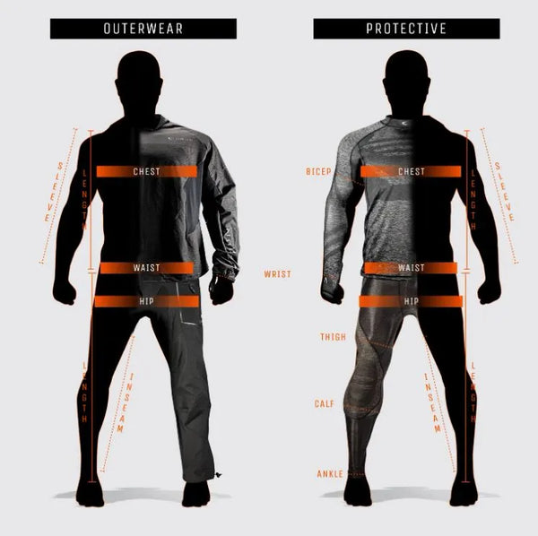 CRBN Size Chart Example - Time 2 Paintball