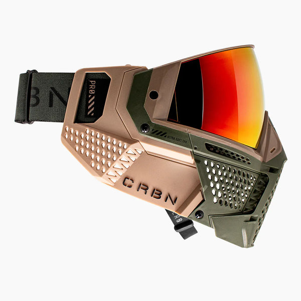 CRBN ZERO PRO Goggles - SAFARI _ MORE Coverage - TIME 2 PAINTBALL