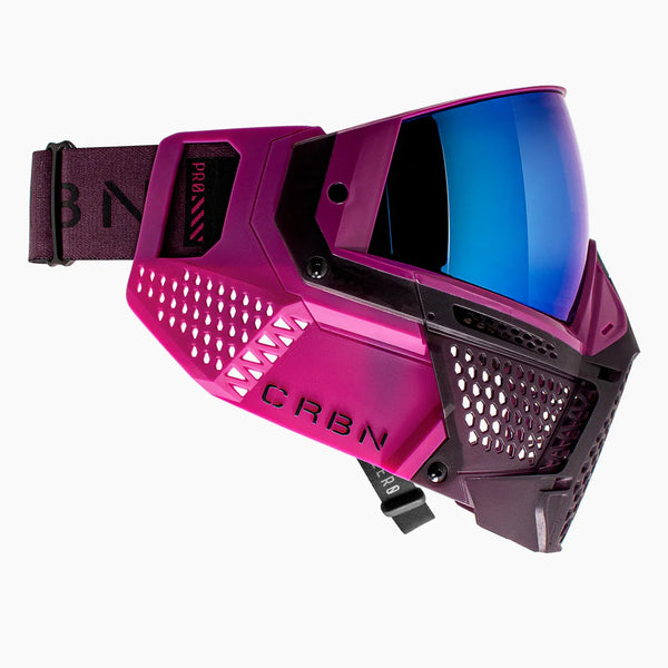 CRBN ZERO PRO Goggles - VIOLET _ MORE Coverage - TIME 2 PAINTBALL