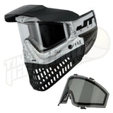 JT PROFLEX LE BANDANA WHITE W/ CLEAR & SMOKE LENSES - Time 2 Paintball