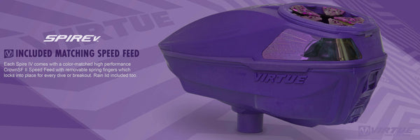 Virtue Spire V Loader - Purple Amethyst - Time 2 Paintball