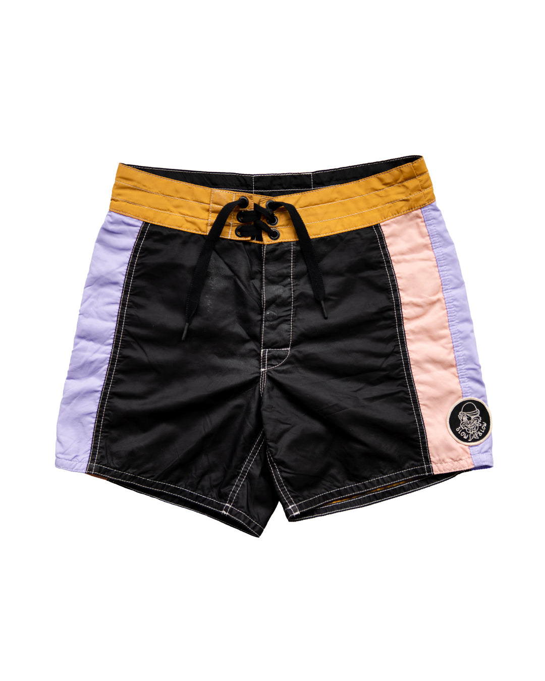 31 BIRDWELL 310 GRADIENT STRIPE SHORTS-