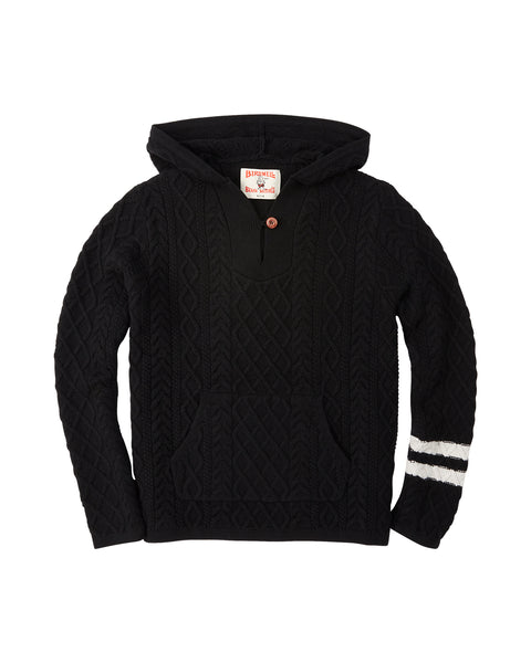 Fisherman Collage Sweater / BLK | hartwellspremium.com