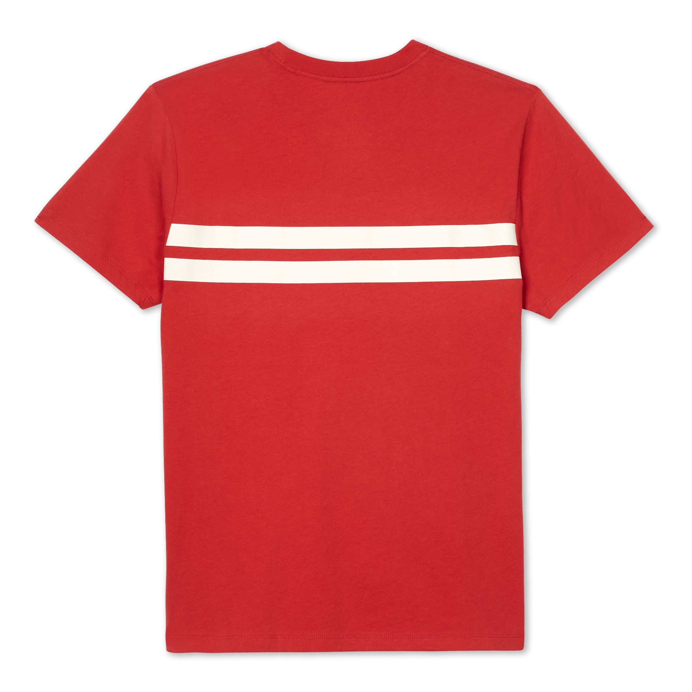 Comp Stripe T-Shirt - Vintage Red & Natural