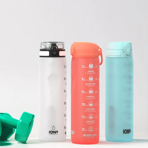 Water bottle with markers