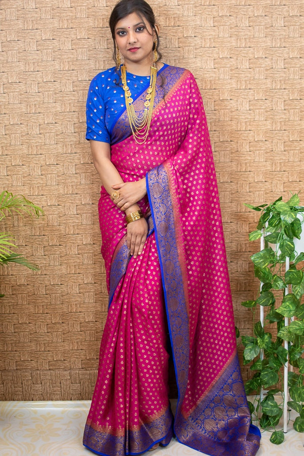 Pure Georgette Saree – Avadh Chikan