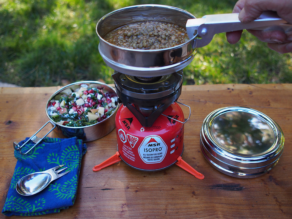 Food on a camping trip