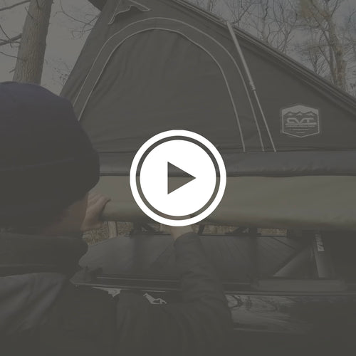 Mt. Hood Aluminum Hardshell Rooftop Tent: Double-Channel - Cascadia Vehicle  Tents