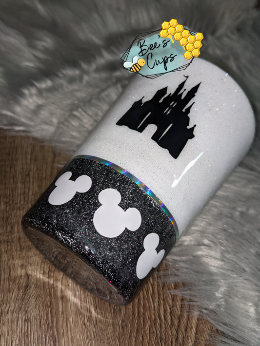 Black and white Disney Hydro dip Punk Princess – Bee's Cups