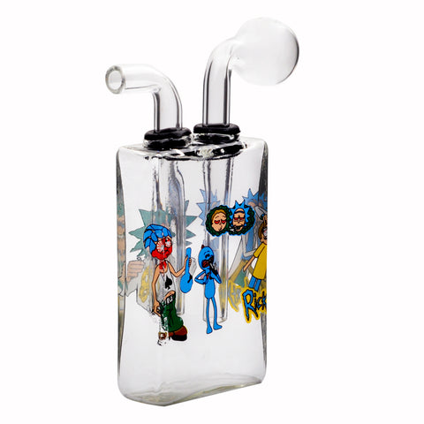 Wholesale 6.7 Inch Thick Glass Hookah Bong Water Pipe For Smoking Rick &  Morty Design With Quartz Banger, 14mm Dab Rig Water Bottle And Female Oil  Rig From Grasscity420, $21.12