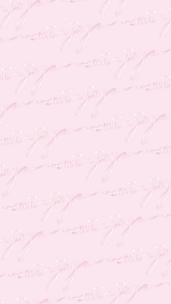 Crème De La Crème Emi Jay Ribbon Print Wallpaper