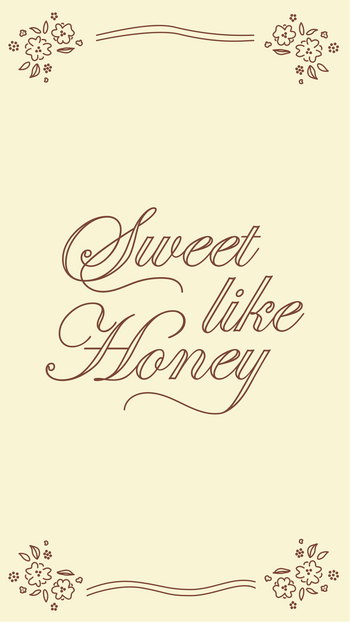 Sweet Like Honey Logo Wallpaper