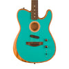 FENDER Acoustasonic Player Telecaster Limited Edition Miami Blue Electro Acoustic Guitar B-Stock
