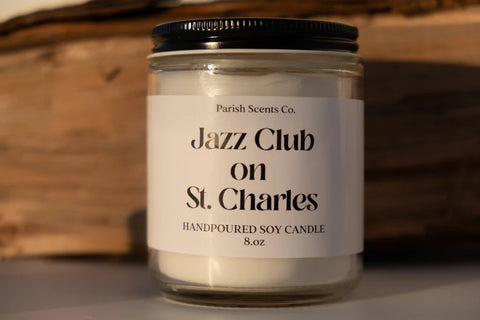 Jazz Club on St. Charles New Orleans Candle by Parish Scents