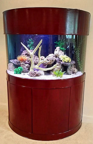 220 Gallon Half-Moon Fish Tank - FishOnlineStore