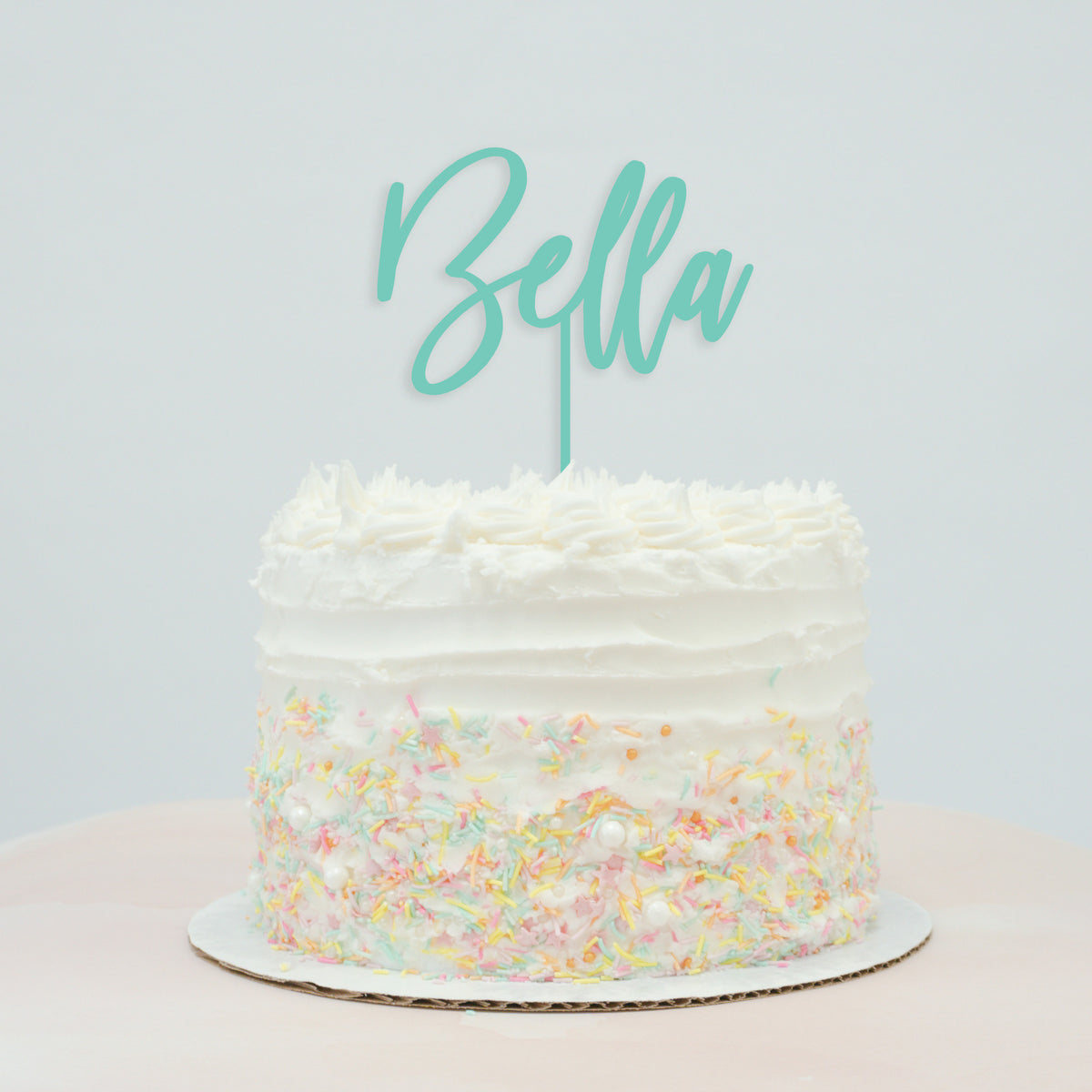 Name Cake Topper in Bella Font