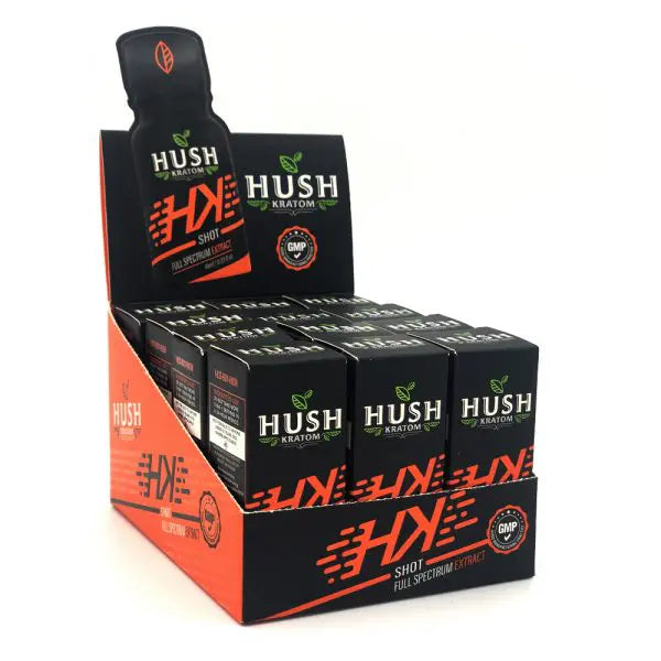 Hush HK 10ml Extract <br> AS LOW AS $9.29 EACH! - Kratom Direct product image