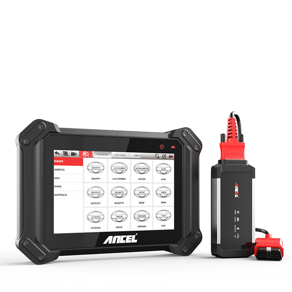 ANCEL V6 Pro car scanner used by professional auto mechanics