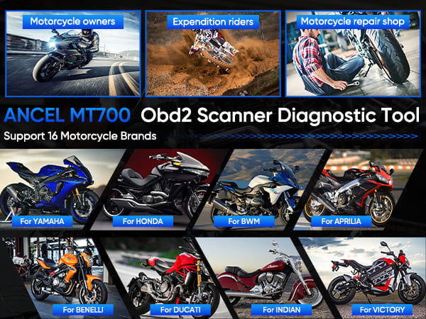 Best Motorcycle Diagnostic Scanner | Ancel OBD2 Scanner