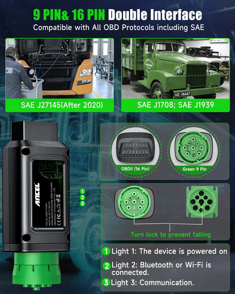 Heavy Duty Dpf Truck Scanner For Sale | Ancel