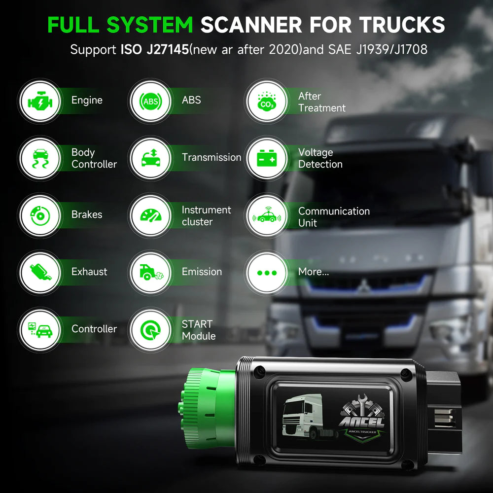 Rent Heavy Duty Truck Obd Scanner | Ancel OBD2 Scanner