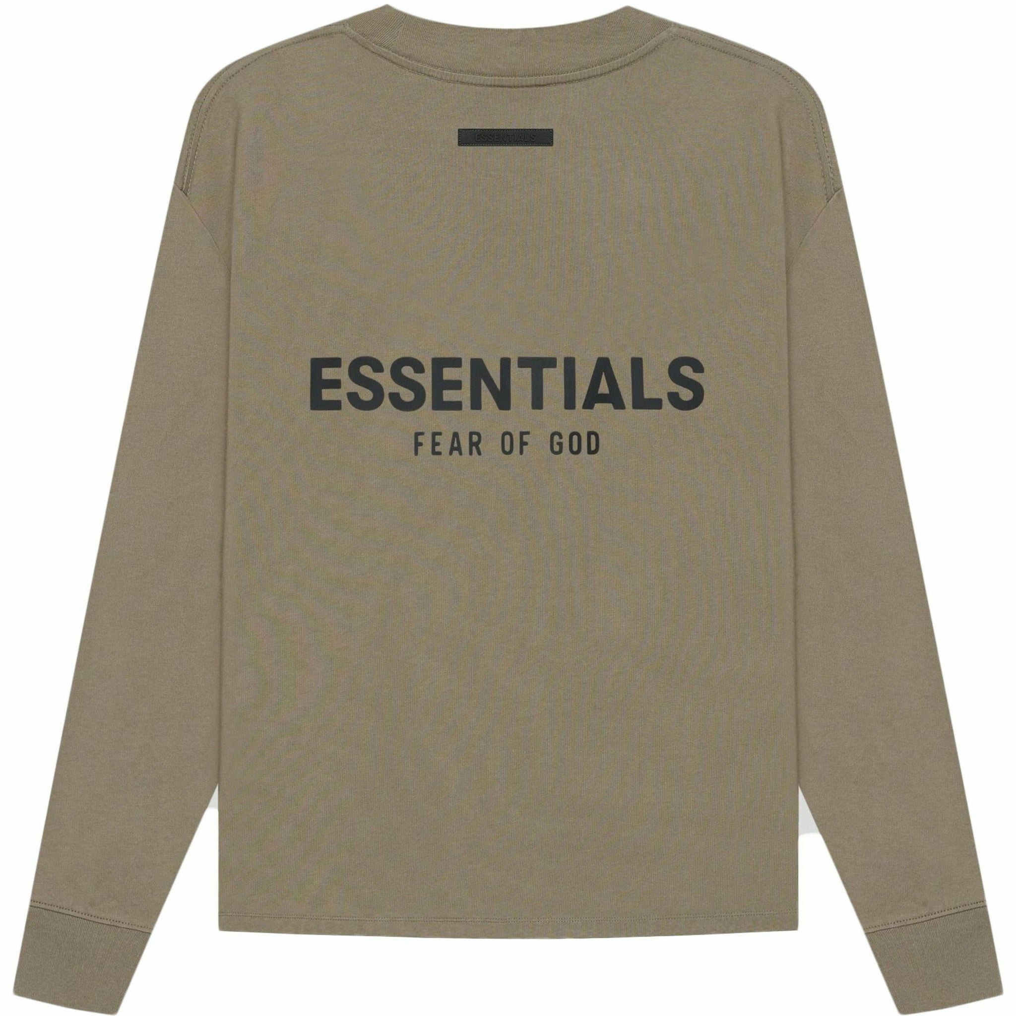 Buy FOG Essentials SS21 Long Sleeve Taupe Tee Now Hype Fly India