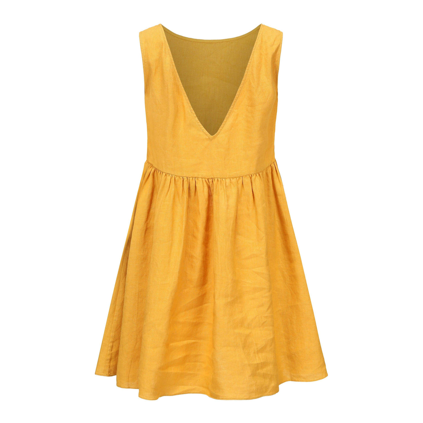 Harper Linen Dress by Lilly Pilly Collection, 100% Organic linen dress