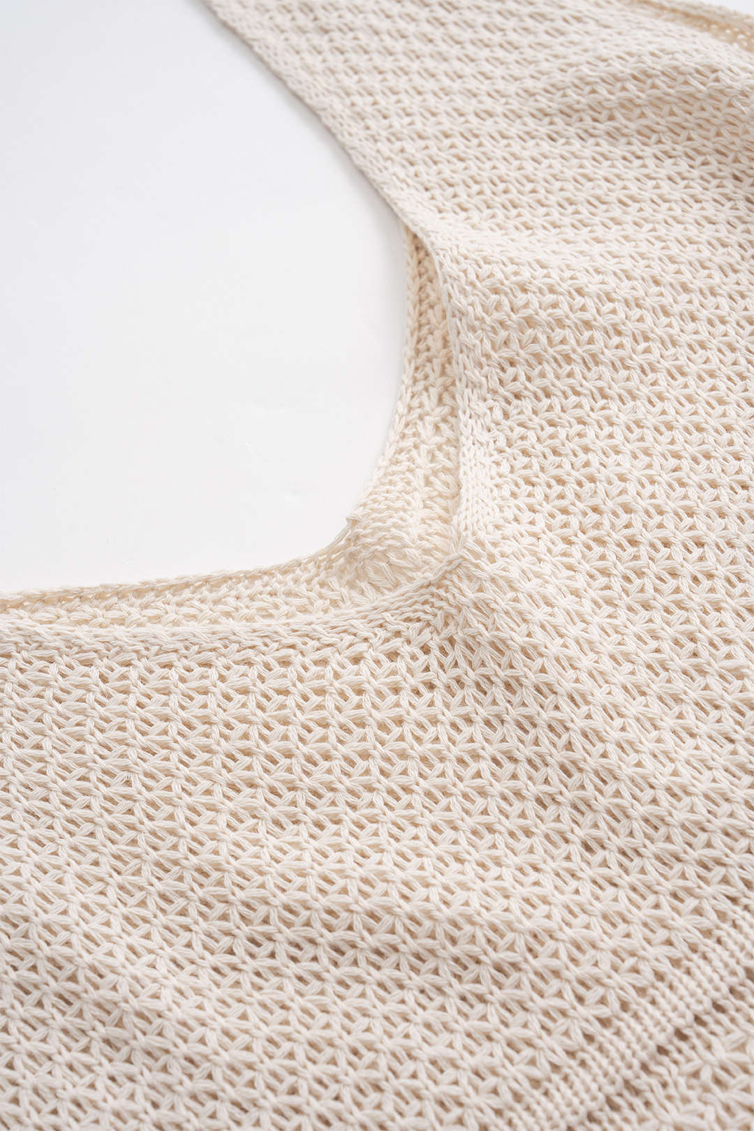 Knit V-Neck Slit Sleeveless Dress
