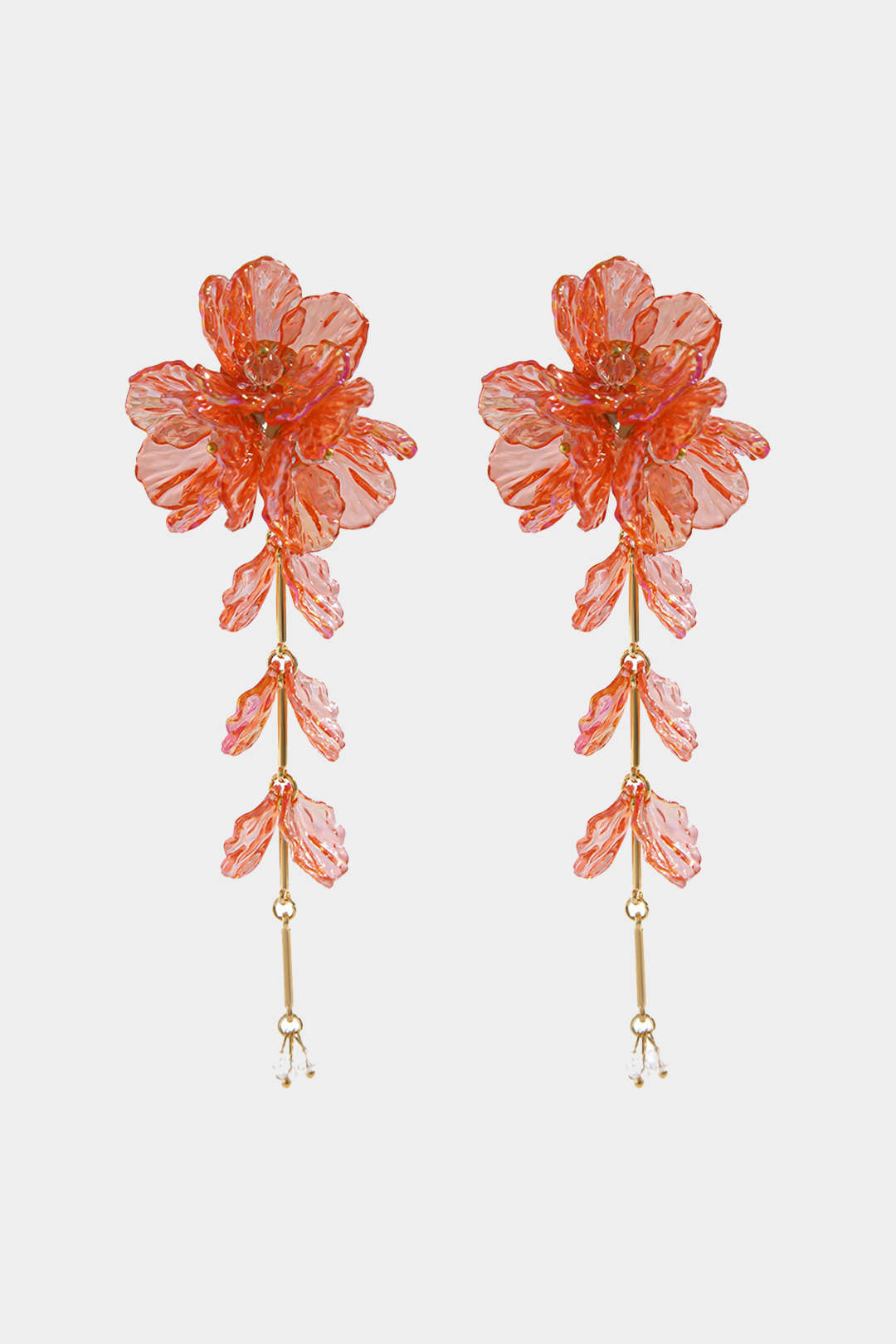 Floral Tassel Earrings