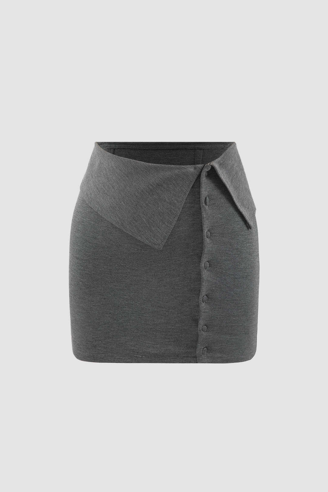 Foldover Waist Button Mini Skirt | Micas | Reviews on Judge.me
