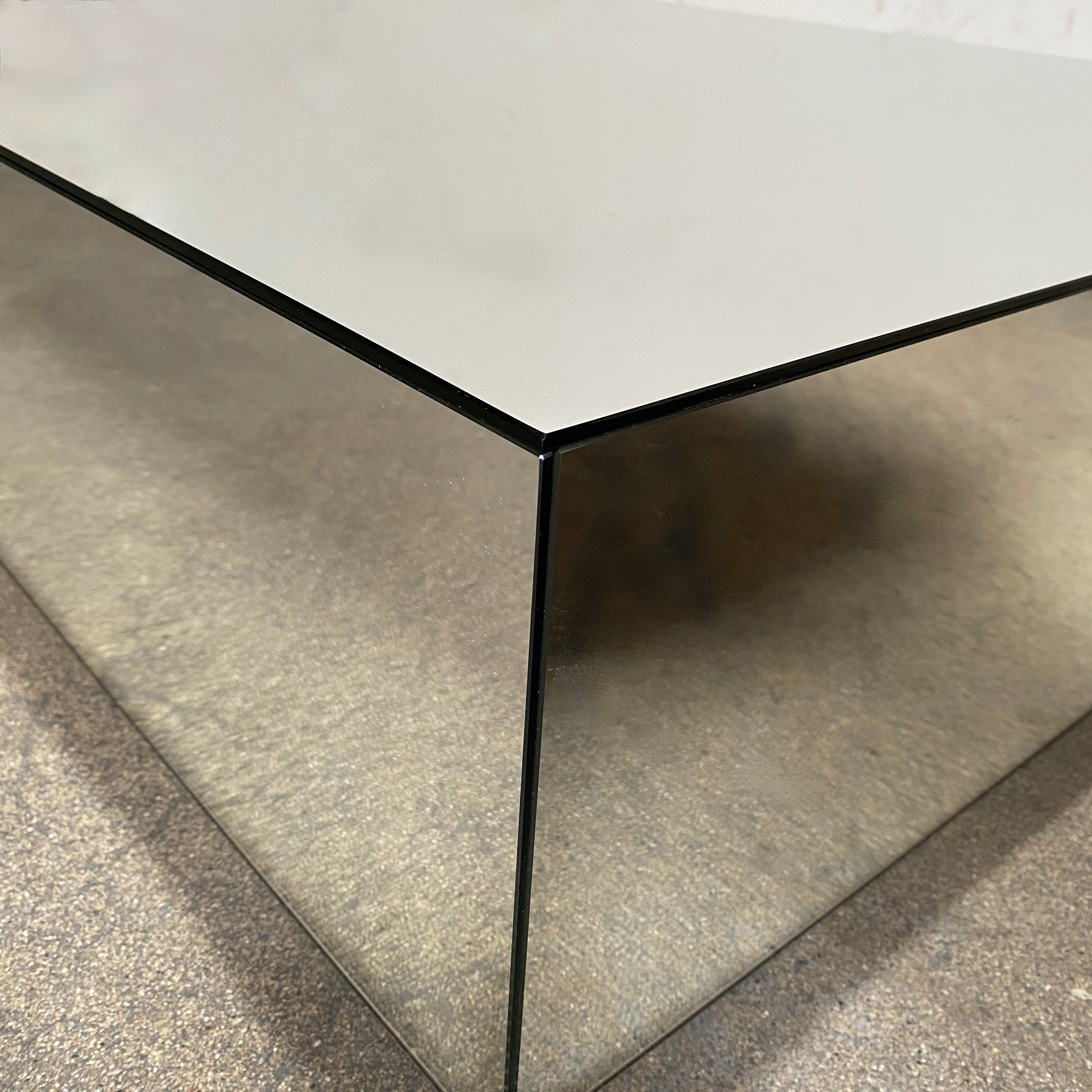 Mirrored Square Coffee Table